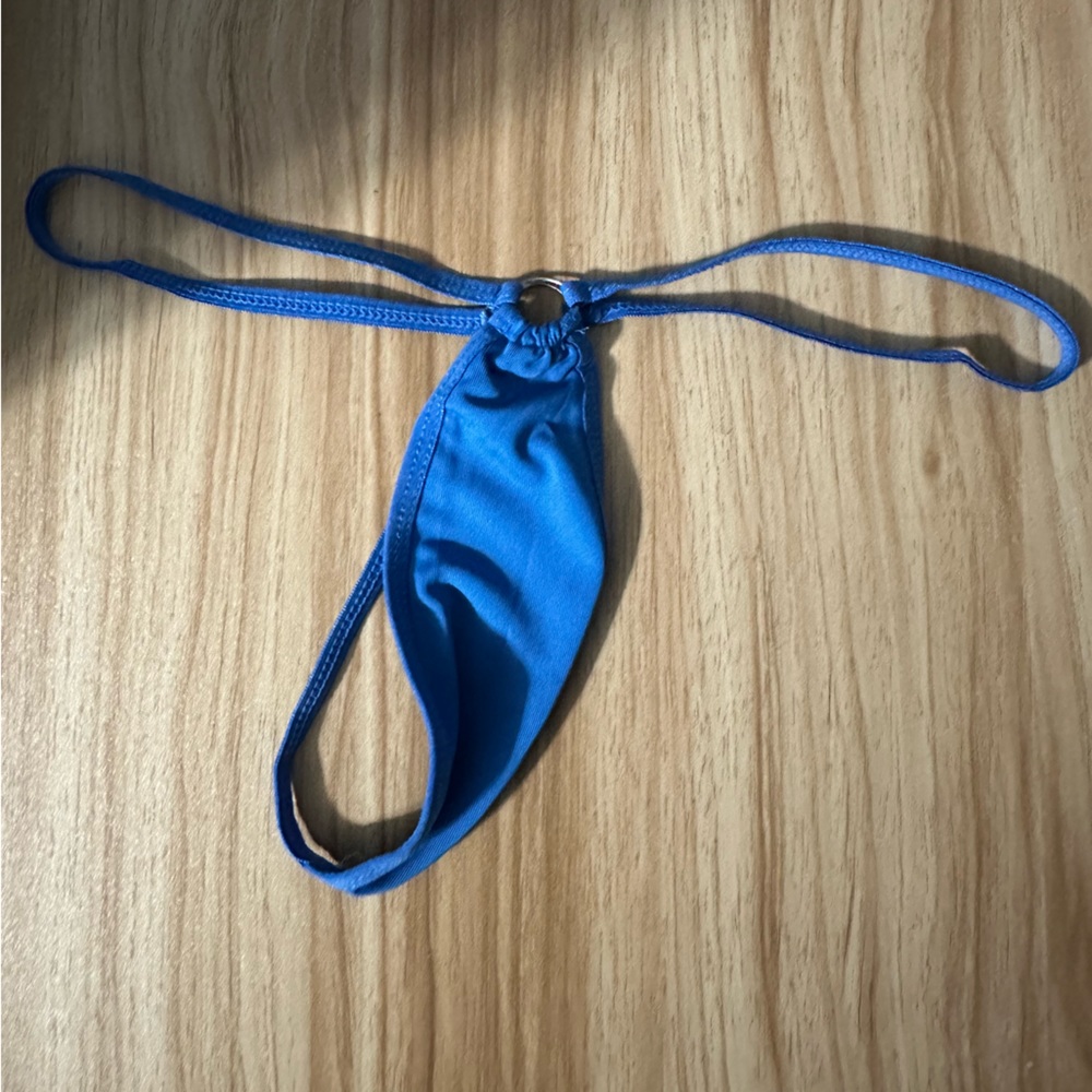 Women’s blue thong